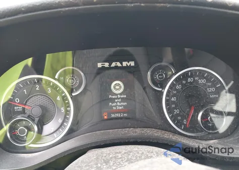 2023 Ram 1500 Lone Star 4X4 5'7 Box из США, поврежденный, VIN 1C6SRFFT0PN702987